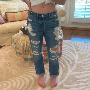Abercrombie Ames Slim Boyfriend Jeans